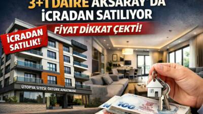 Hasas Mahallesi’ndeki 3+1 daire icra yoluyla satışa sunuldu; 3,6 milyon