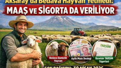 Aksaray’da Kırsalda Bereket Küçükbaş Destek Projesi kapsamında başvurular başladı. Tarım