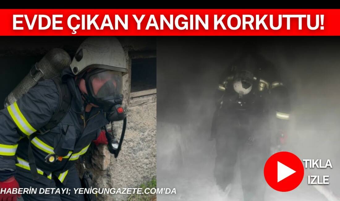 Aksaray Nakkaş Mahallesi’nde metruk bir müstakil evin bodrumunda çıkan yangın,