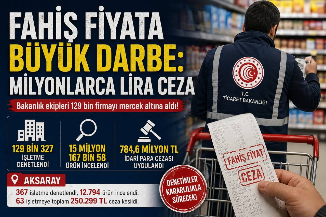 Ticaret Bakanlığı’nın 2026 yılı ilk üç ay denetim bilançosu açıklandı.
