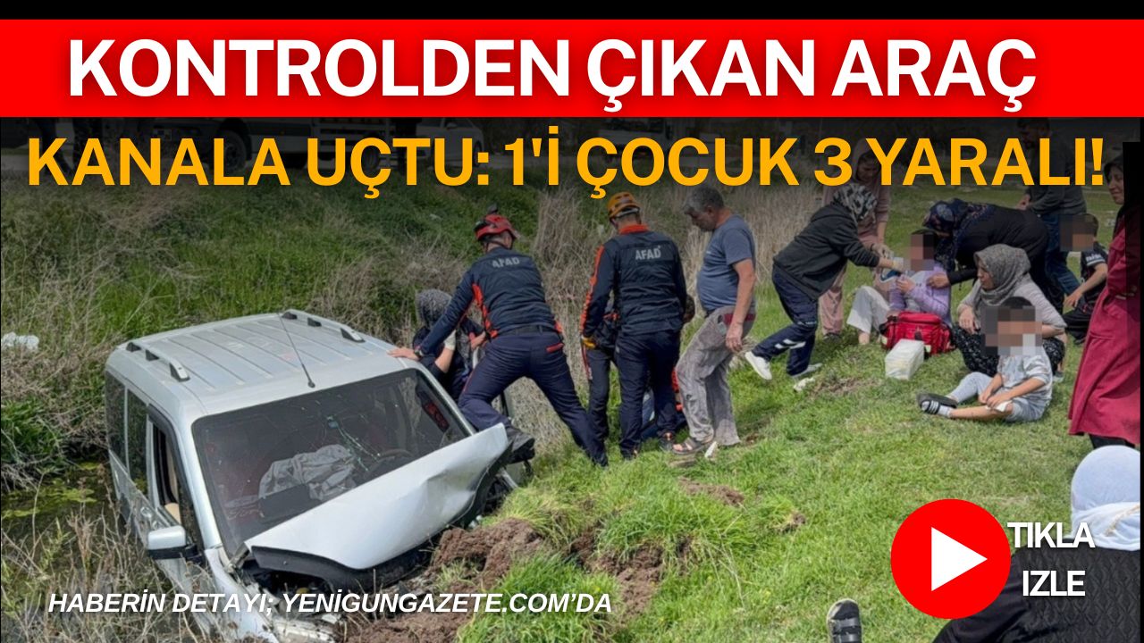 Yavuz Sultan Selim Mahallesi’nde meydana gelen kazada hafif ticari araç