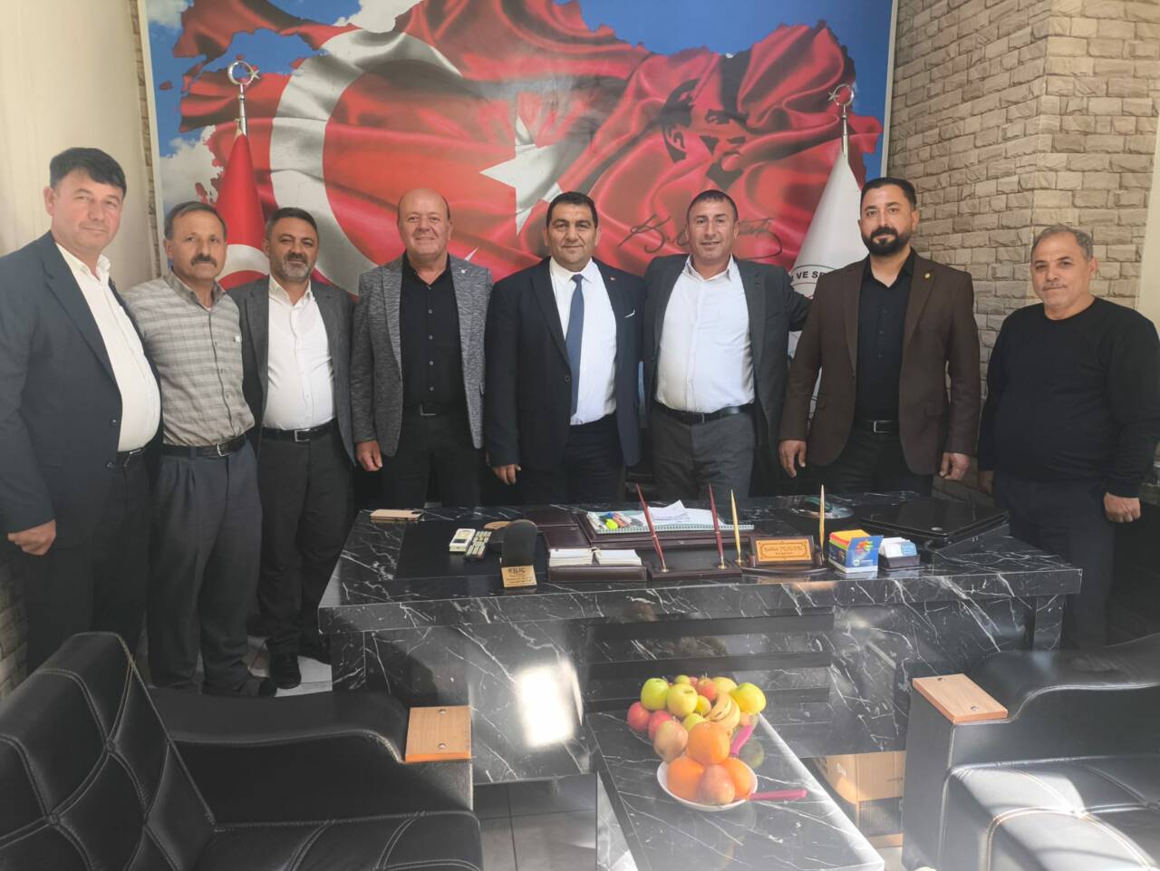 Çevre illerden gelen esnaf odası başkanları, Aksaray’da göreve yeni seçilen
