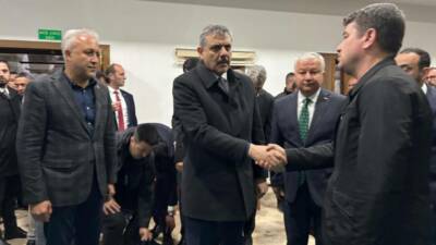 İçişleri Bakanı Mustafa Çiftçi, annesini kaybeden Aksaray Belediye Başkanı Evren