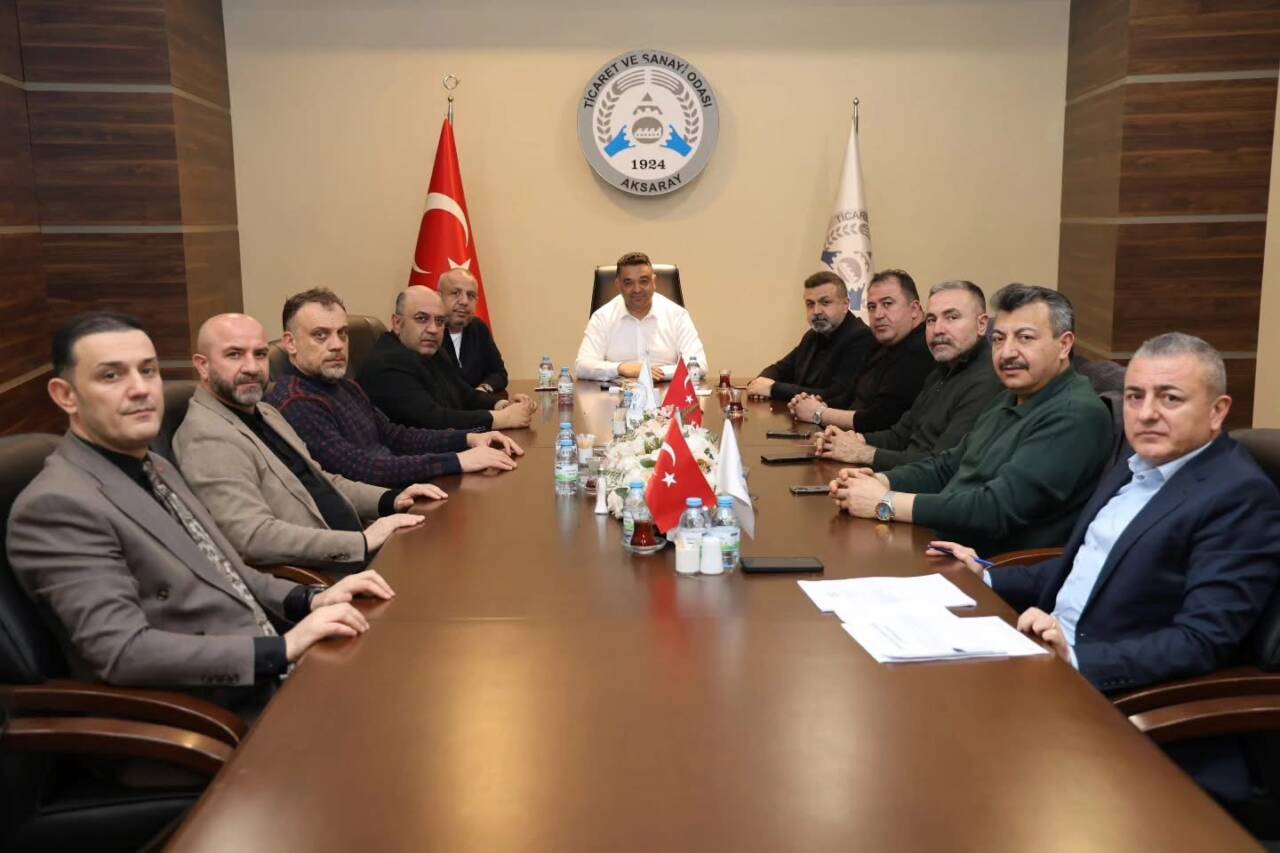 Aksaray Ticaret ve Sanayi Odası (ATSO), haftalık olağan yönetim kurulu