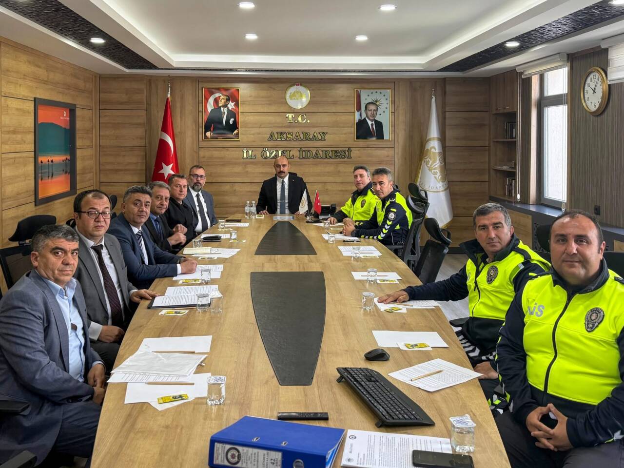 Aksaray’da trafik güvenliğinin artırılmasına yönelik yürütülen çalışmalar kapsamında İl Trafik