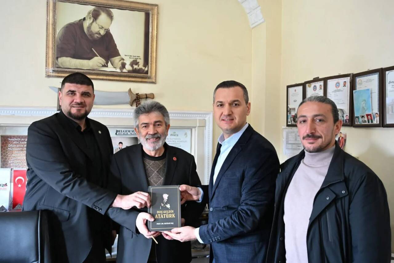 İYİ Parti Aksaray heyeti, BTP İl Başkanı Vahit Belge’yi ziyaret
