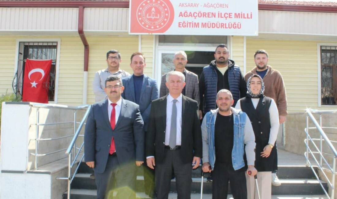 Aksaray İl Milli Eğitim Müdürü Metin Alpaslan, Ağaçören’de gerçekleştirdiği ziyaret
