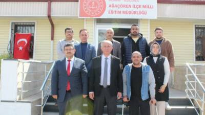 Aksaray İl Milli Eğitim Müdürü Metin Alpaslan, Ağaçören’de gerçekleştirdiği ziyaret