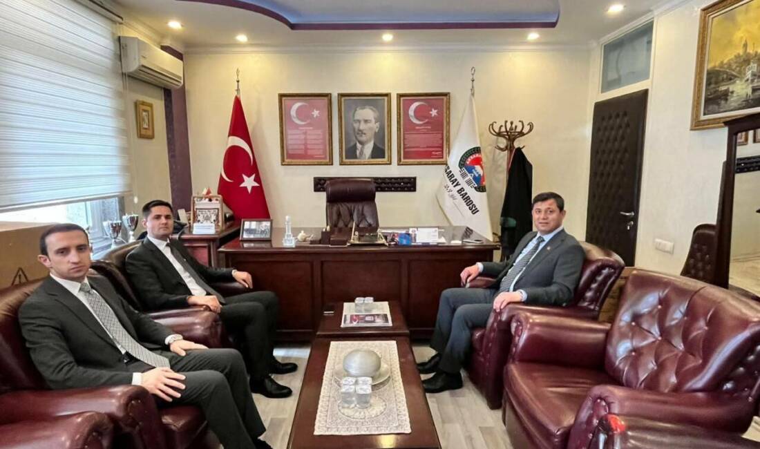 Sarıyahşi ve Eskil Kaymakamları, Avukatlar Günü dolayısıyla Aksaray Barosu’nu ziyaret