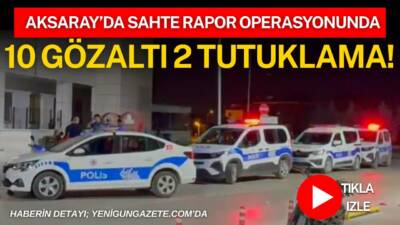 Aksaray Eğitim ve Araştırma Hastanesi’nde tahlil sonuçlarının değiştirildiği iddiasıyla düzenlenen