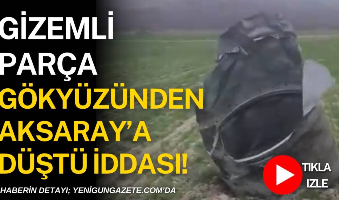 Tatlıca köyünde arpa tarlasında bulunan ağır metal parça, roket mi