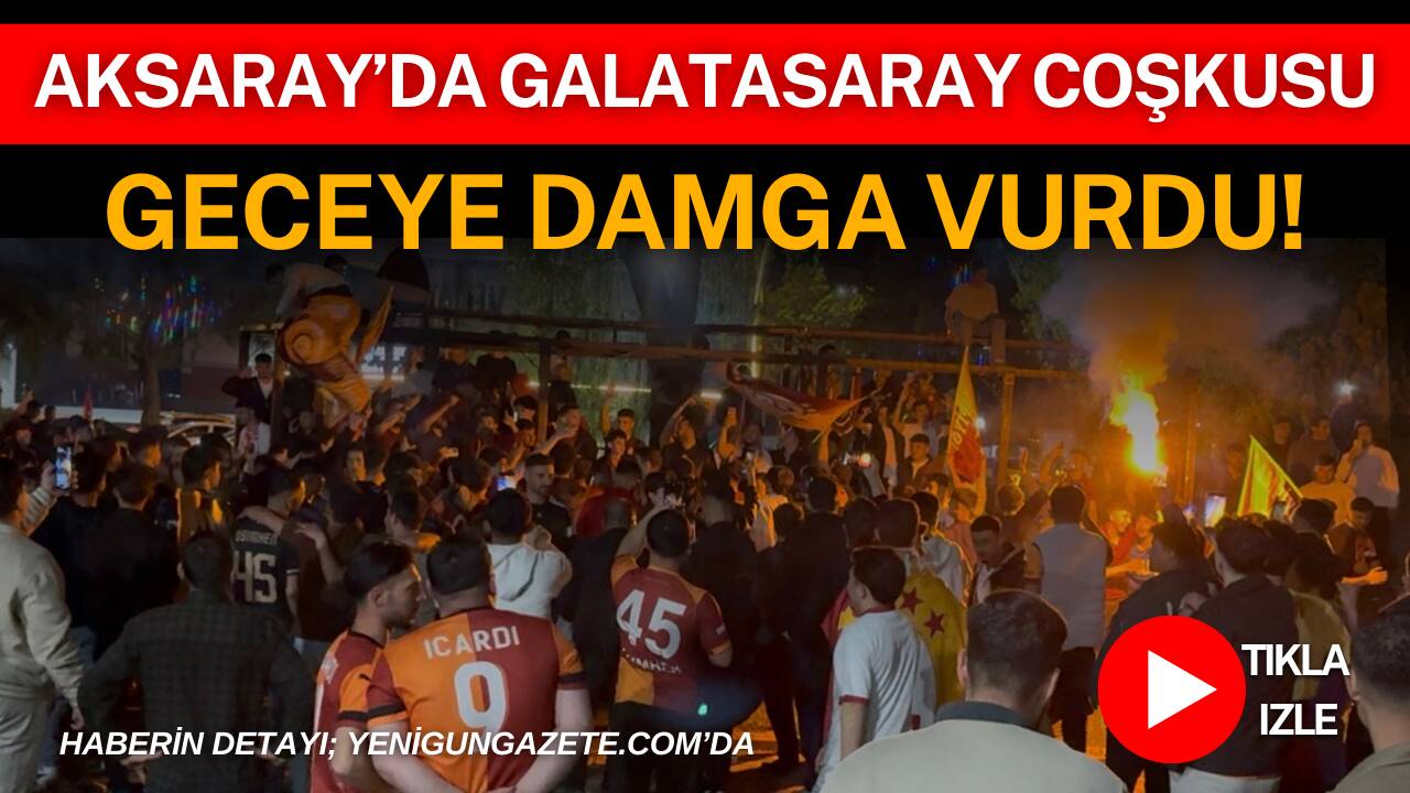 Galatasaray’ın derbide Fenerbahçe’yi 3-0 yenmesinin ardından Aksaray’da taraftarlar konvoy oluşturdu,