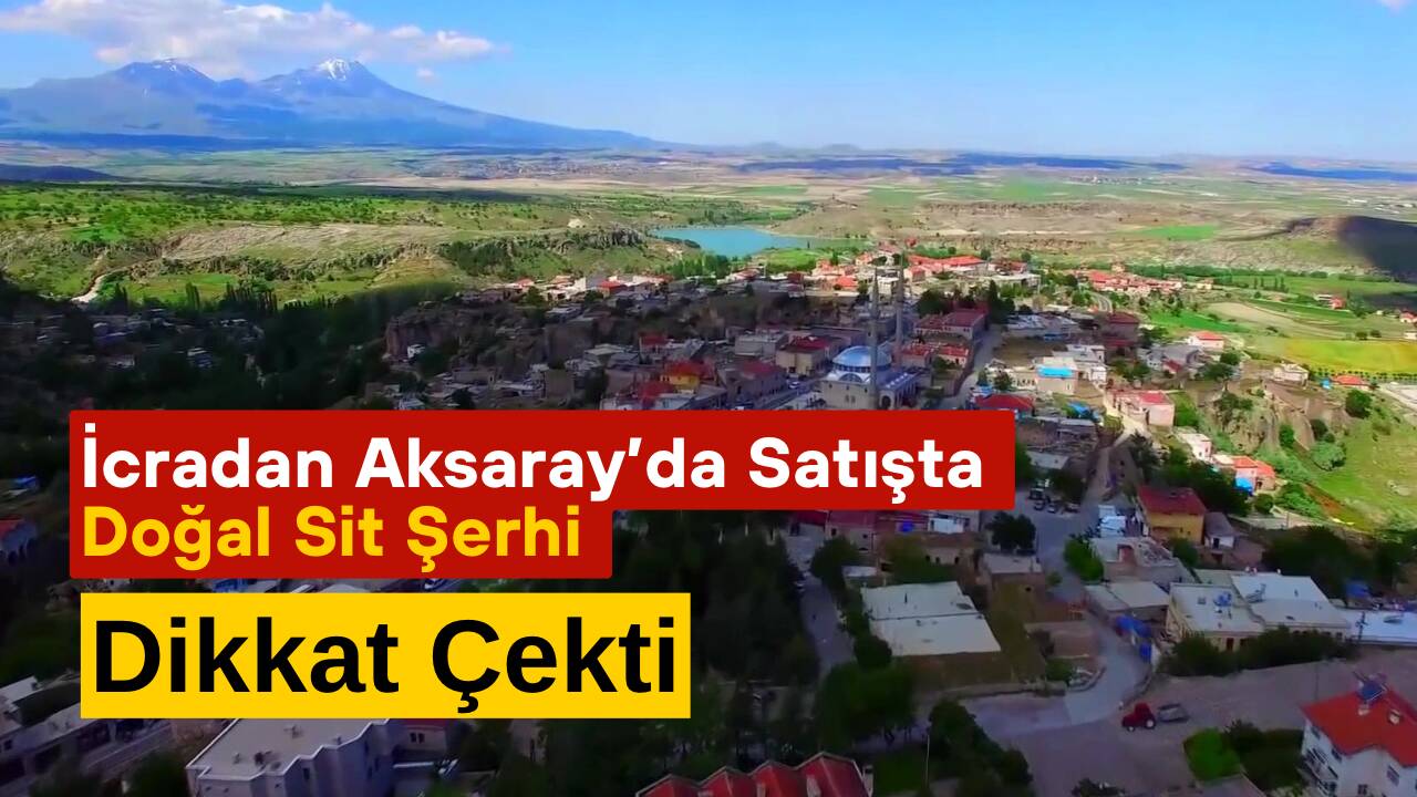 Aksaray’ın Güzelyurt ilçesinde 17.414 m² ve farklı hisseli tarla nitelikli