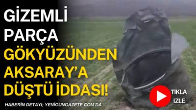 Tatlıca köyünde arpa tarlasında bulunan ağır metal parça, roket mi