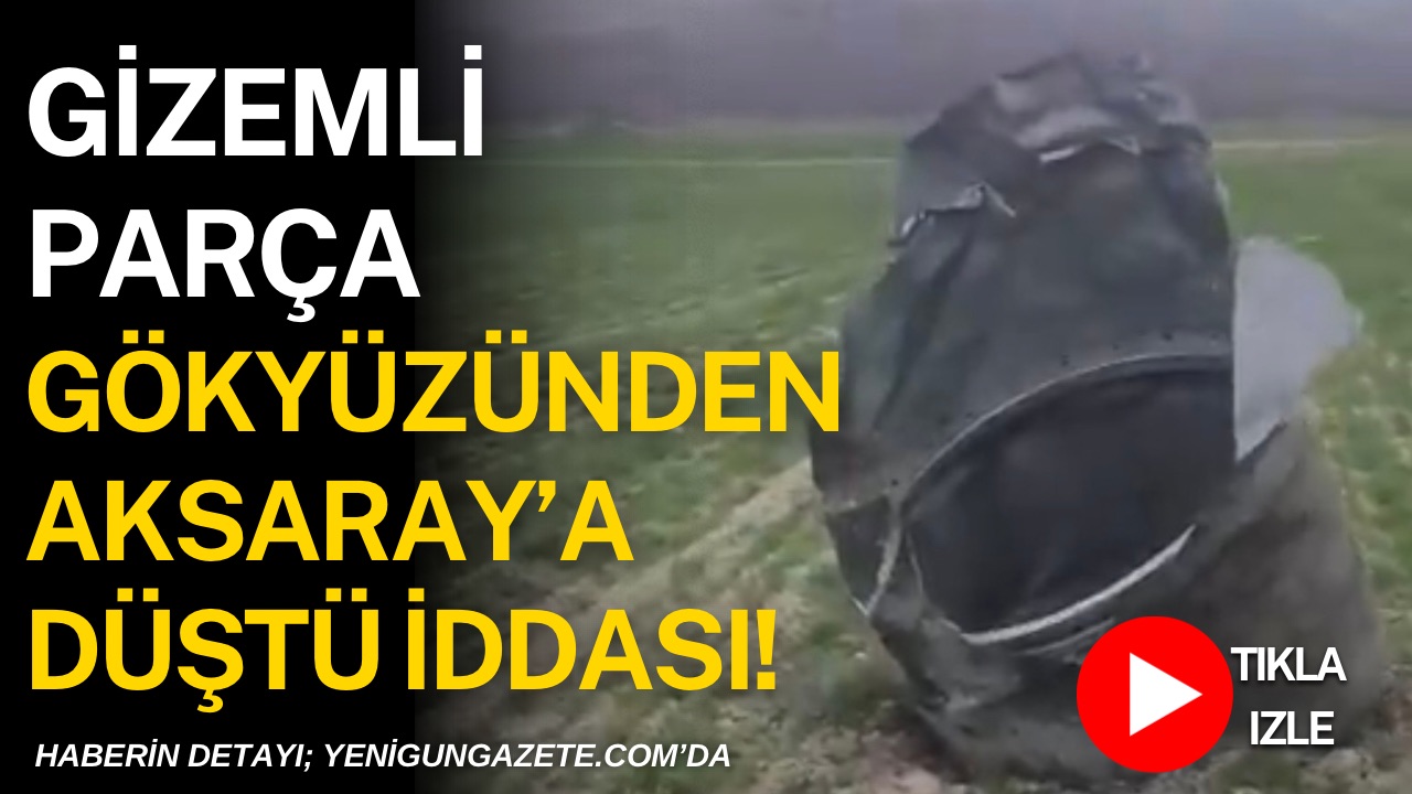Tatlıca köyünde arpa tarlasında bulunan ağır metal parça, roket mi