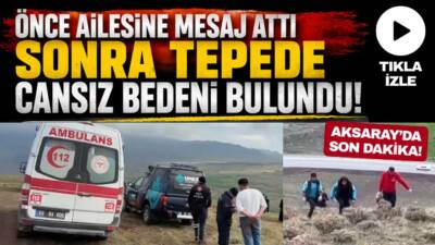 Aksaray’da bunalıma giren 33 yaşındaki şahıs, Tepe’den atlayarak yaşamına son