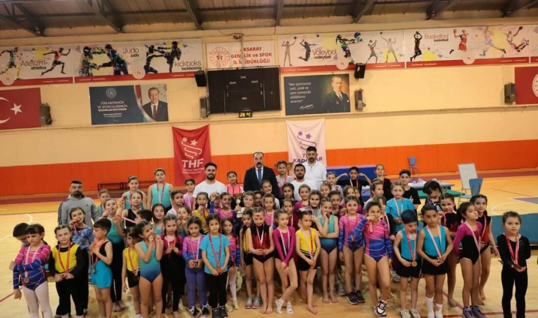 Aksaray’da düzenlenen Okul Sporları Küçükler Cimnastik İl Birinciliği müsabakaları tamamlandı.