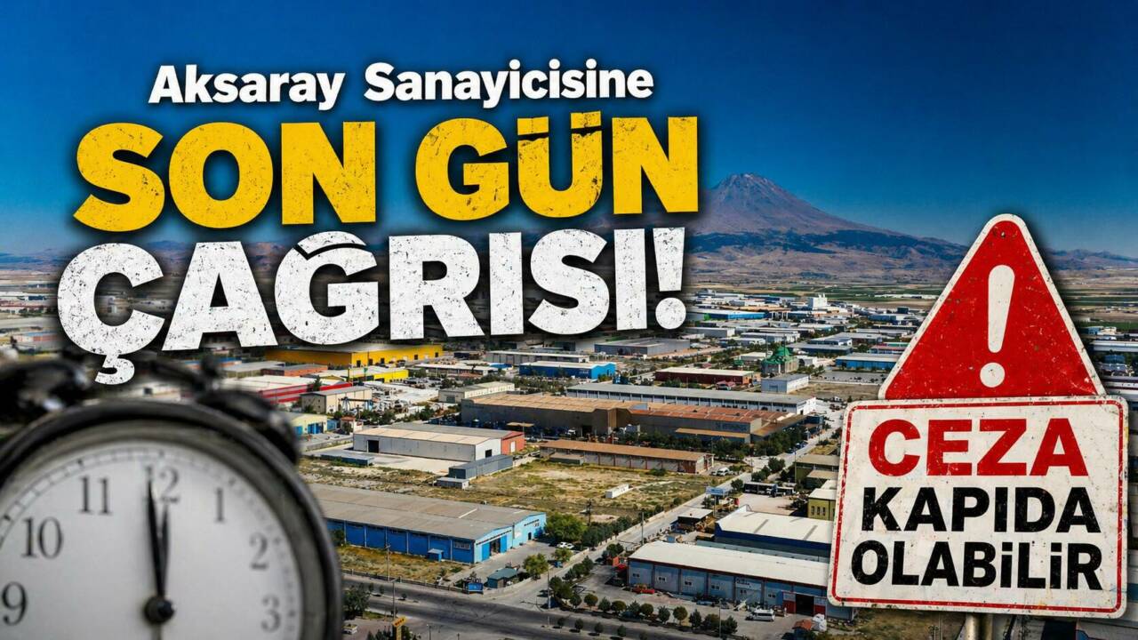 Aksaray İl Sanayi ve Teknoloji Müdürlüğü, yıllık işletme cetveli için