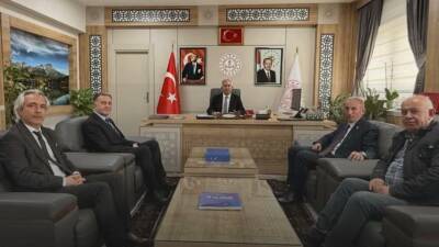 Taşpınar Belediye Başkanı İsmail Yılmaz ve beraberindeki heyet, İl Millî