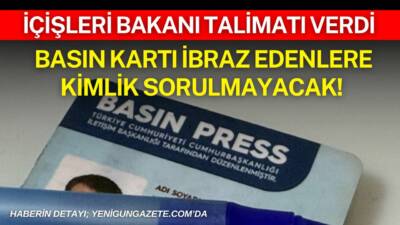 İçişleri Bakanı Mustafa Çiftçi'nin talimatıyla kolluk kuvvetleri, arama, yol kontrolü