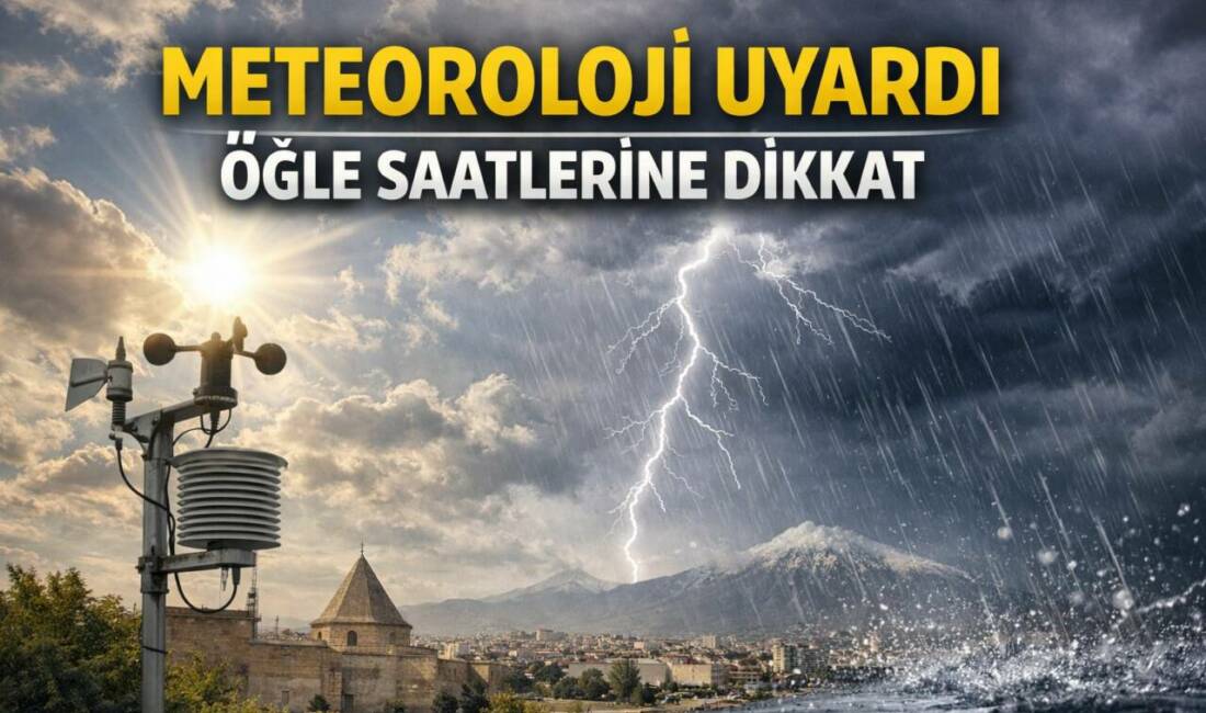 Konya 8. Meteoroloji Bölge Müdürlüğü verilerine göre Aksaray’da bugün parçalı