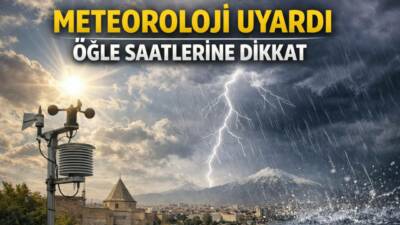 Konya 8. Meteoroloji Bölge Müdürlüğü verilerine göre Aksaray’da bugün parçalı