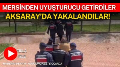 Aksaray’da düzenlenen narkotik operasyonunda 665 sentetik hap ve silah ele