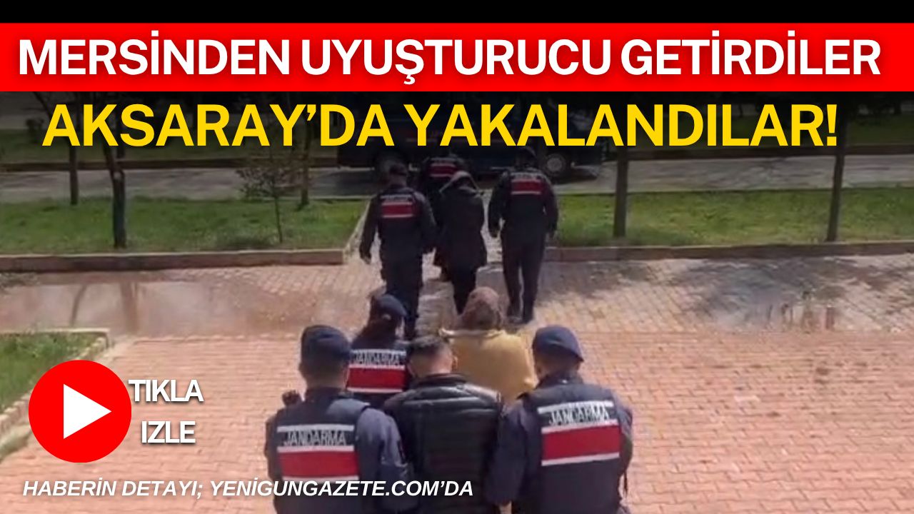 Aksaray’da düzenlenen narkotik operasyonunda 665 sentetik hap ve silah ele