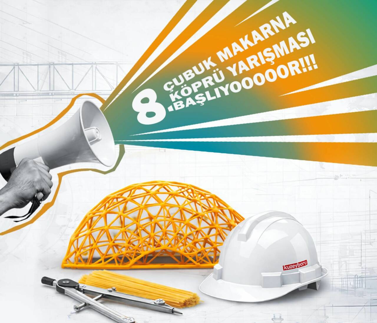 Kuzeyboru’nun gençlere yönelik köprü yarışması 15 Nisan’da başlıyor; altı üniversitede