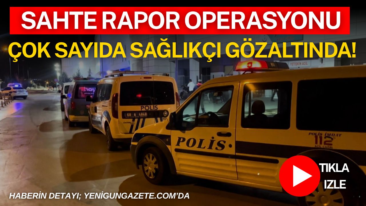 Aksaray Eğitim ve Araştırma Hastanesi’nde tahlil sonuçlarının değiştirildiği iddiasıyla düzenlenen