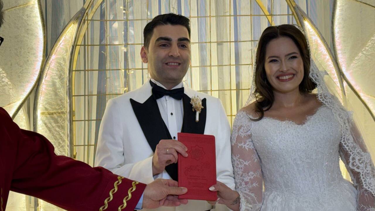 Aksaray’da düzenlenen görkemli düğünde Fulden Kılıç ile Taha İnci hayatlarını