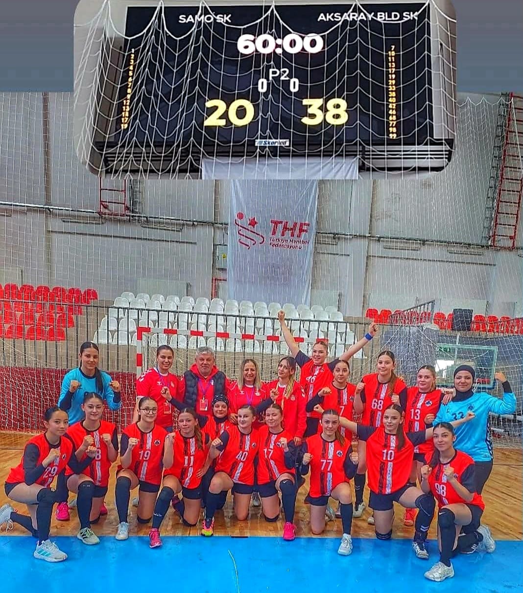 Aksaray Belediyespor Genç Kız Hentbol Takımı, Türkiye Şampiyonası’ndaki ilk maçında