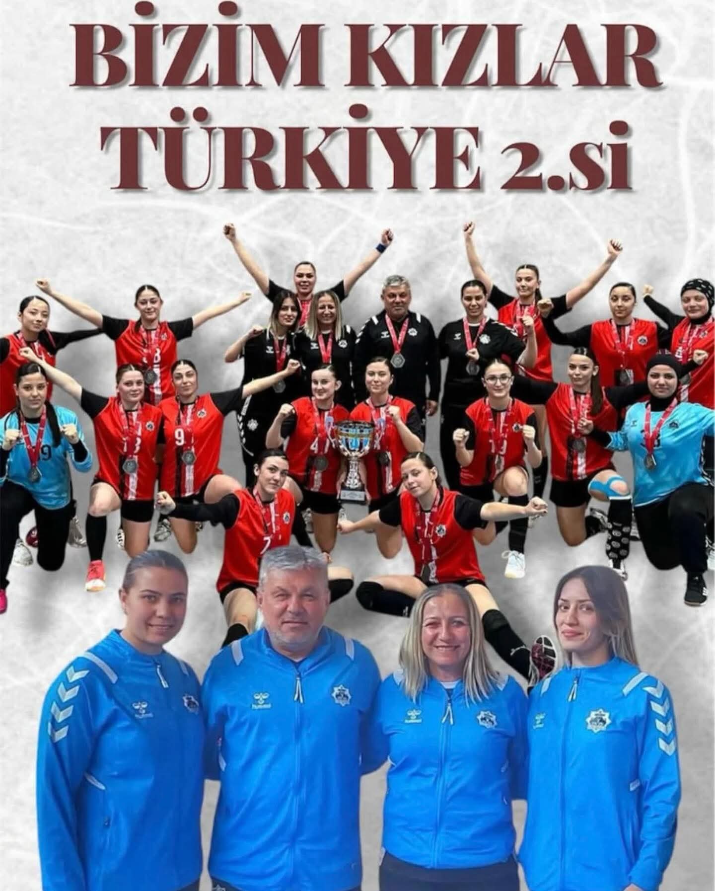 Aksaray Belediyespor genç kızlar Türkiye ikincisi oldu!