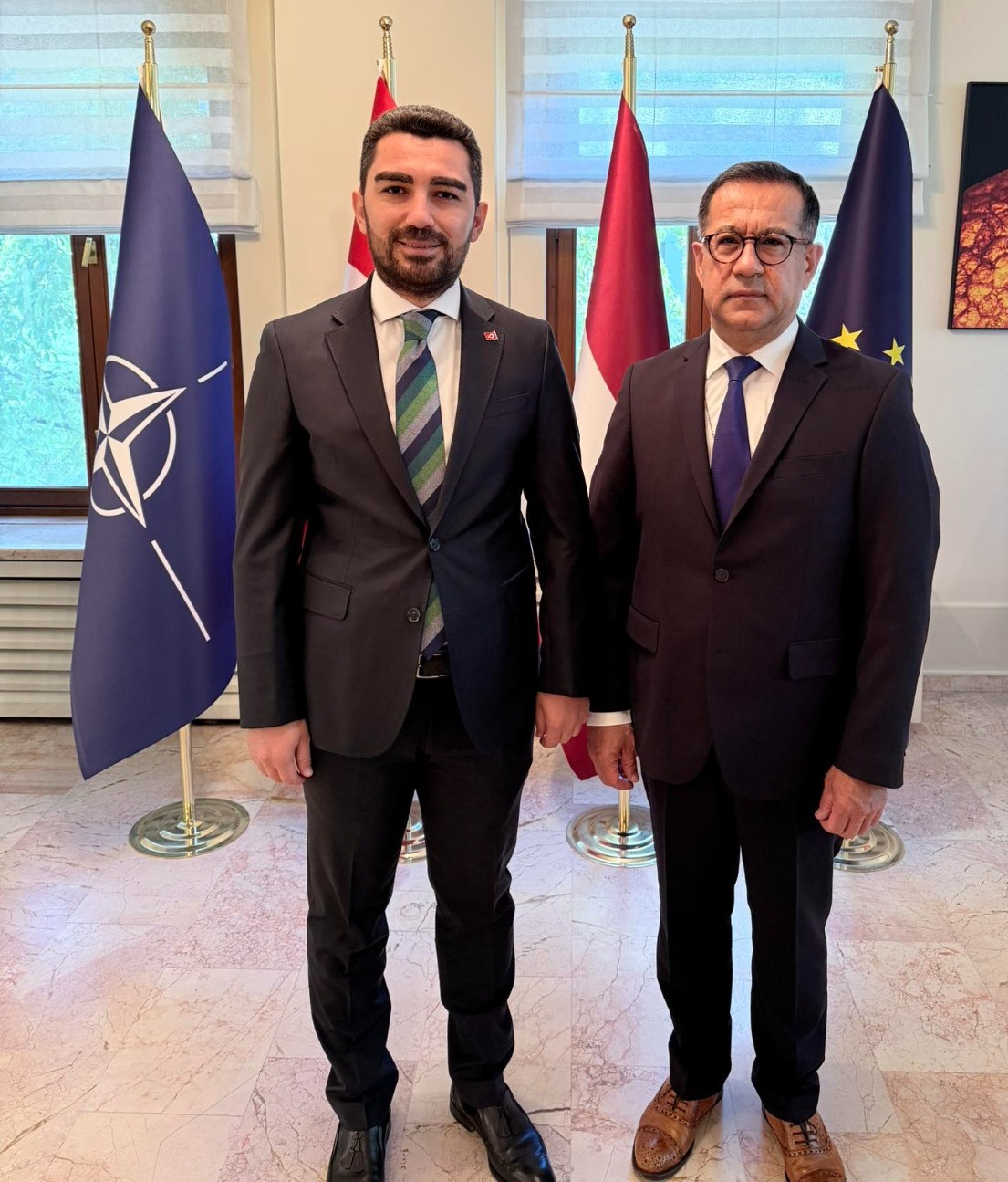 ASKON Aksaray İl Başkanı Hasan Dağ, Letonya Büyükelçisi ile görüşerek