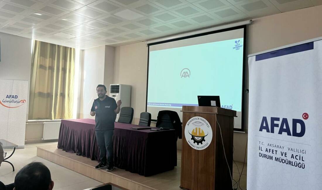 Aksaray Üniversitesi Mühendislik Fakültesi, olası afetlere karşı hazırlıklı olmak ve