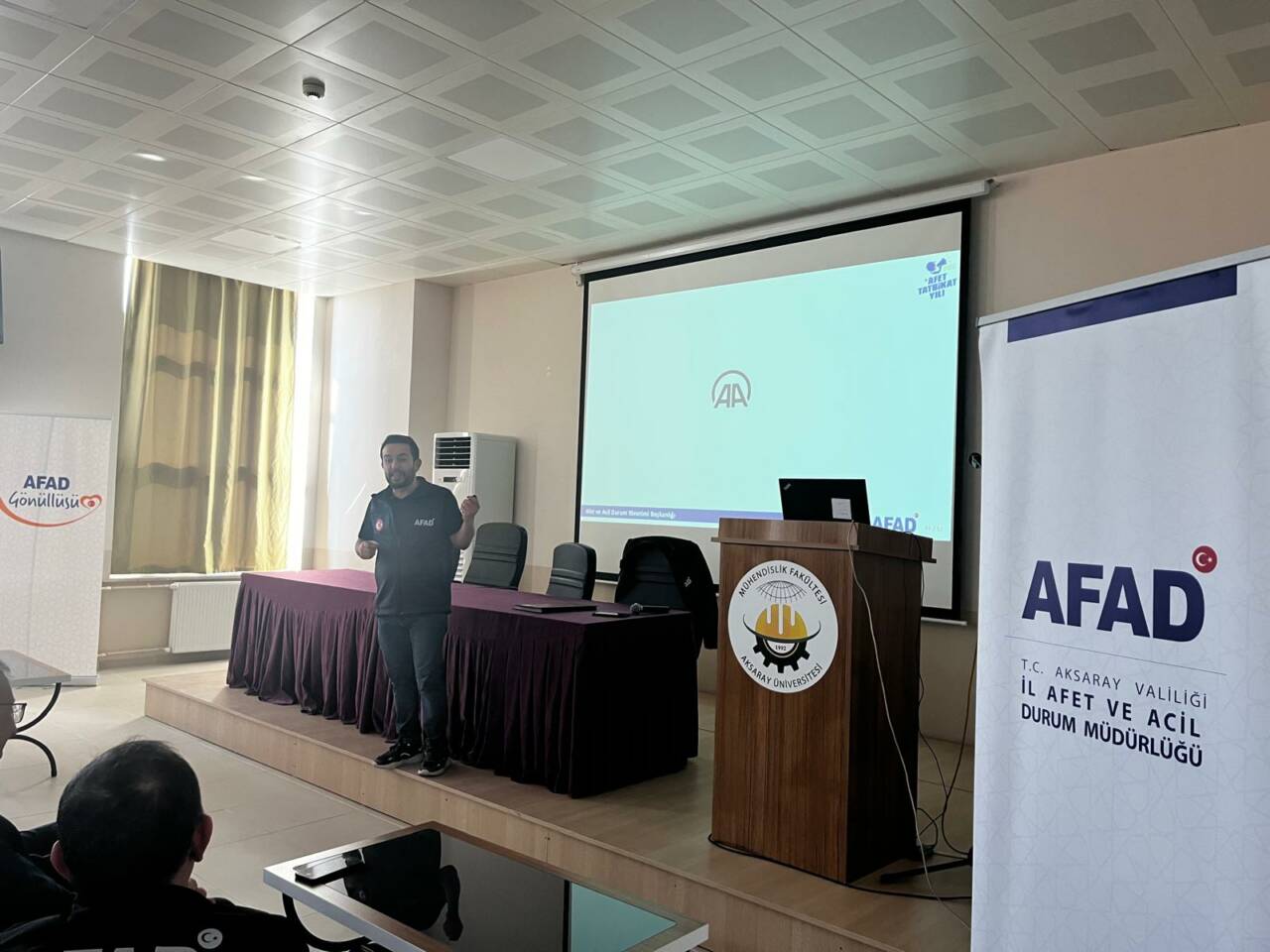 Aksaray Üniversitesi Mühendislik Fakültesi, olası afetlere karşı hazırlıklı olmak ve