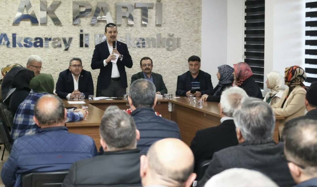 AK Parti Aksaray İl Başkanlığı tarafından düzenlenen Merkez İlçe Danışma