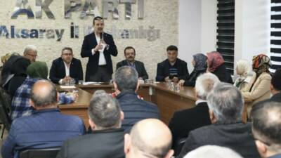 AK Parti Aksaray İl Başkanlığı tarafından düzenlenen Merkez İlçe Danışma