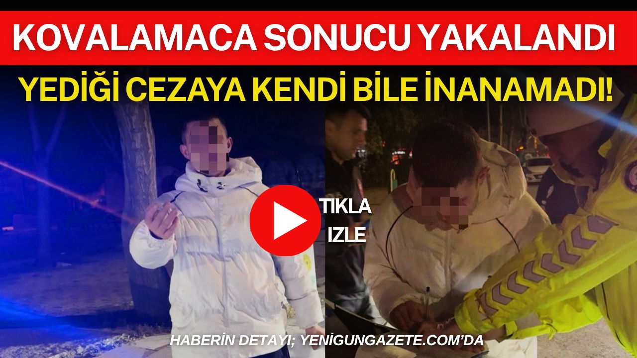 Aksaray’da gece yarısı “dur” ihtarına uymayan 18 yaşındaki ehliyetsiz sürücü