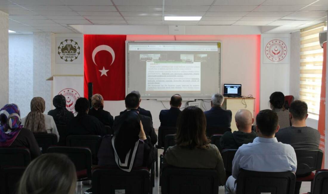 Aksaray Aile ve Sosyal Hizmetler İl Müdürlüğü, personelinin mesleki gelişimine