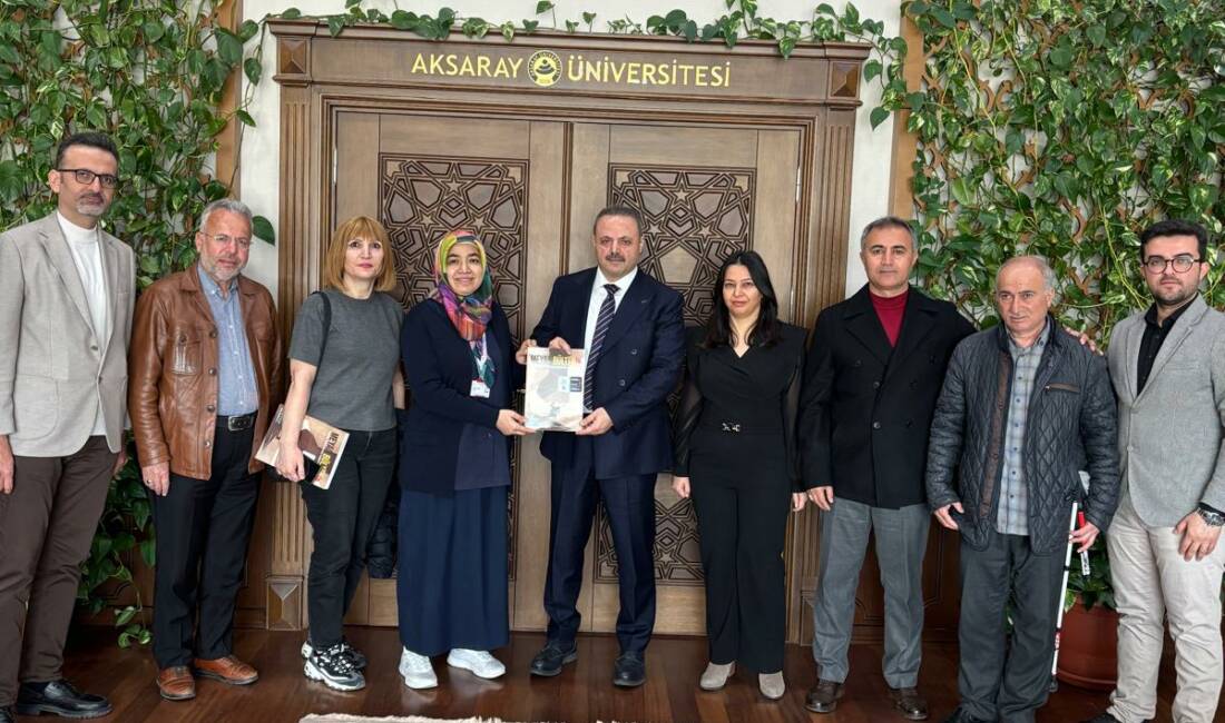 MEYAD Aksaray ekibi, Aksaray Üniversitesi Rektörü Prof. Dr. Alpay Arıbaş’ı