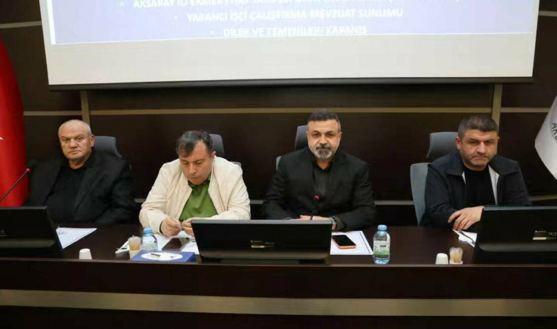 Aksaray Ticaret ve Sanayi Odası’nda Nisan ayı olağan meclis toplantısı,