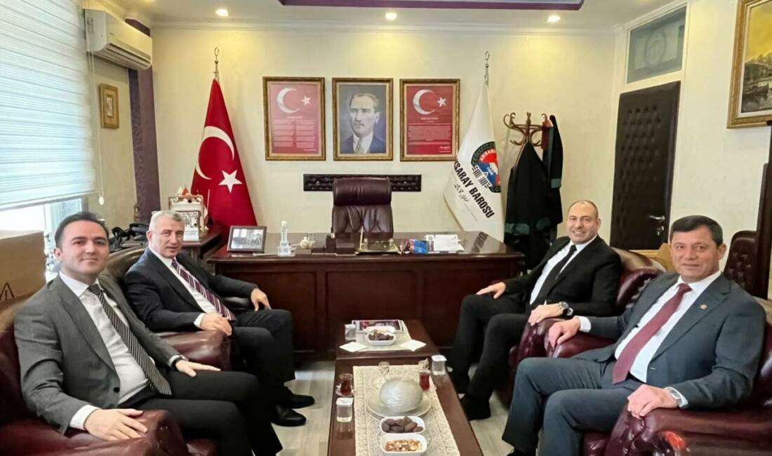 Aksaray’da Avukatlar Günü dolayısıyla anlamlı bir ziyaret gerçekleştirildi. Cumhuriyet Başsavcısı