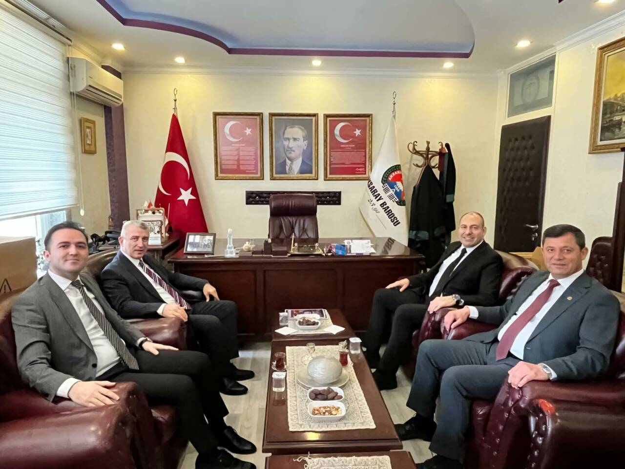 Aksaray’da Avukatlar Günü dolayısıyla anlamlı bir ziyaret gerçekleştirildi. Cumhuriyet Başsavcısı