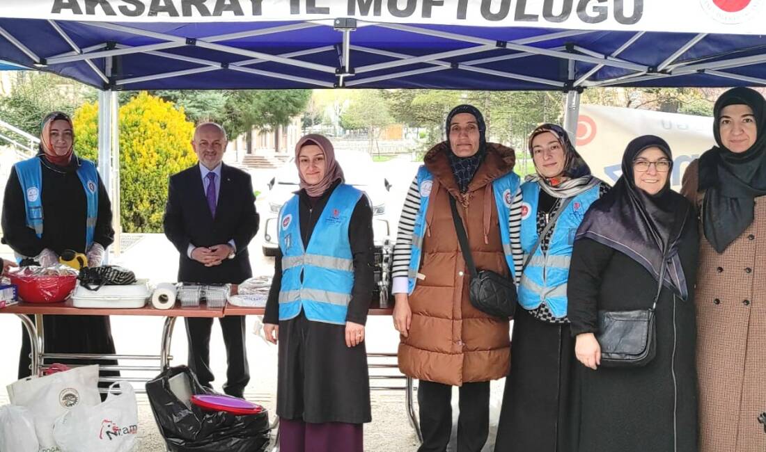Aksaray’da Türkiye Diyanet Vakfı (TDV) Aksaray Şubesi Kadın Kolları tarafından