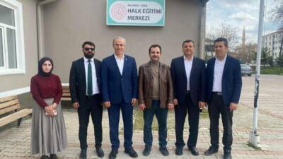 Eğitim Bir-Sen Aksaray Şube Başkanı Murat Görmez, Eskil ilçesinde bir