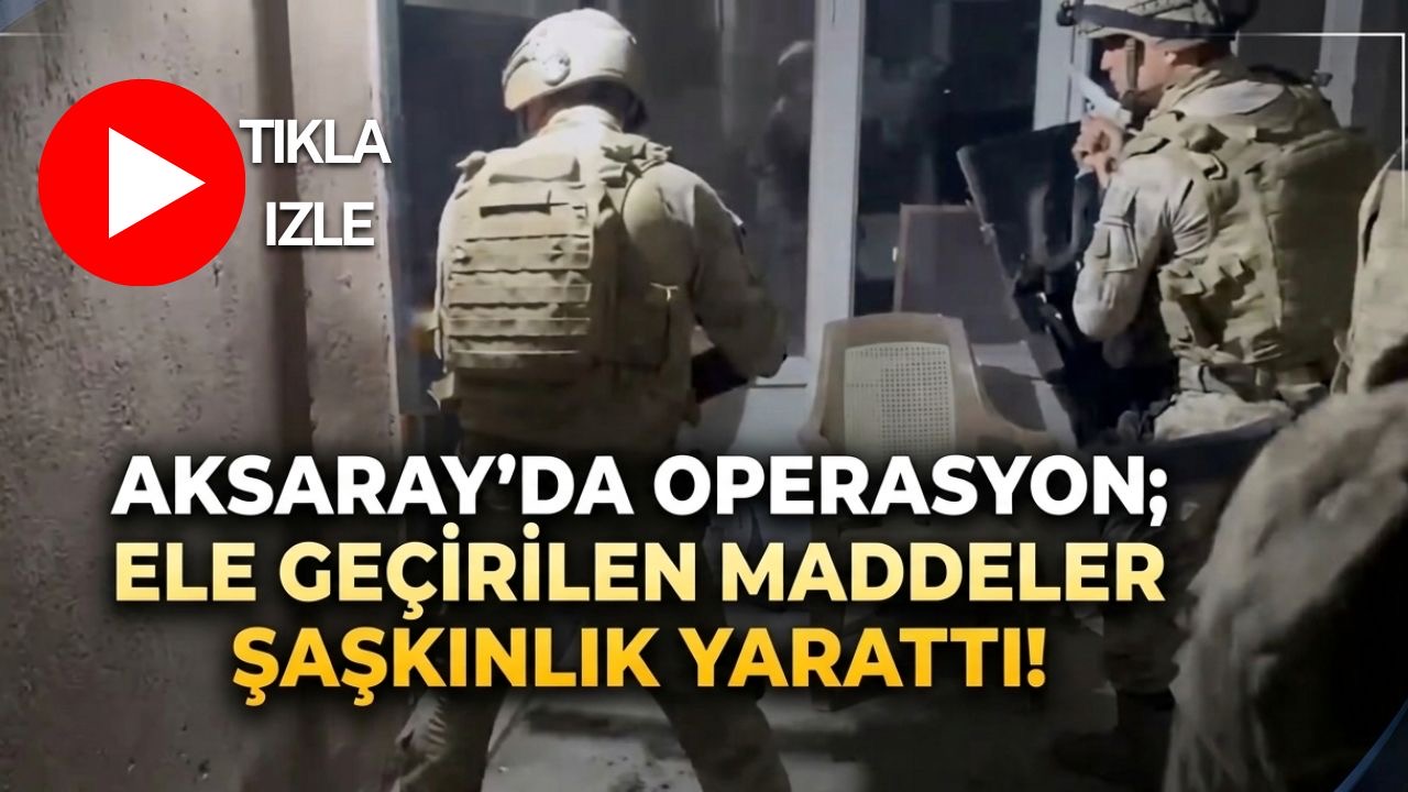 Aksaray’da jandarma ekiplerinin Ortaköy Cumhuriyet Başsavcılığı koordinesinde gerçekleştirdiği operasyonda sıvı