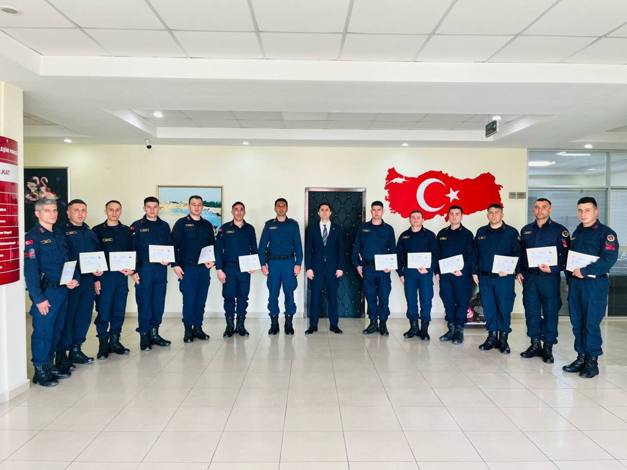 Aksaray’ın Eskil ilçesinde görev yapan jandarma personeline yönelik anlamlı bir