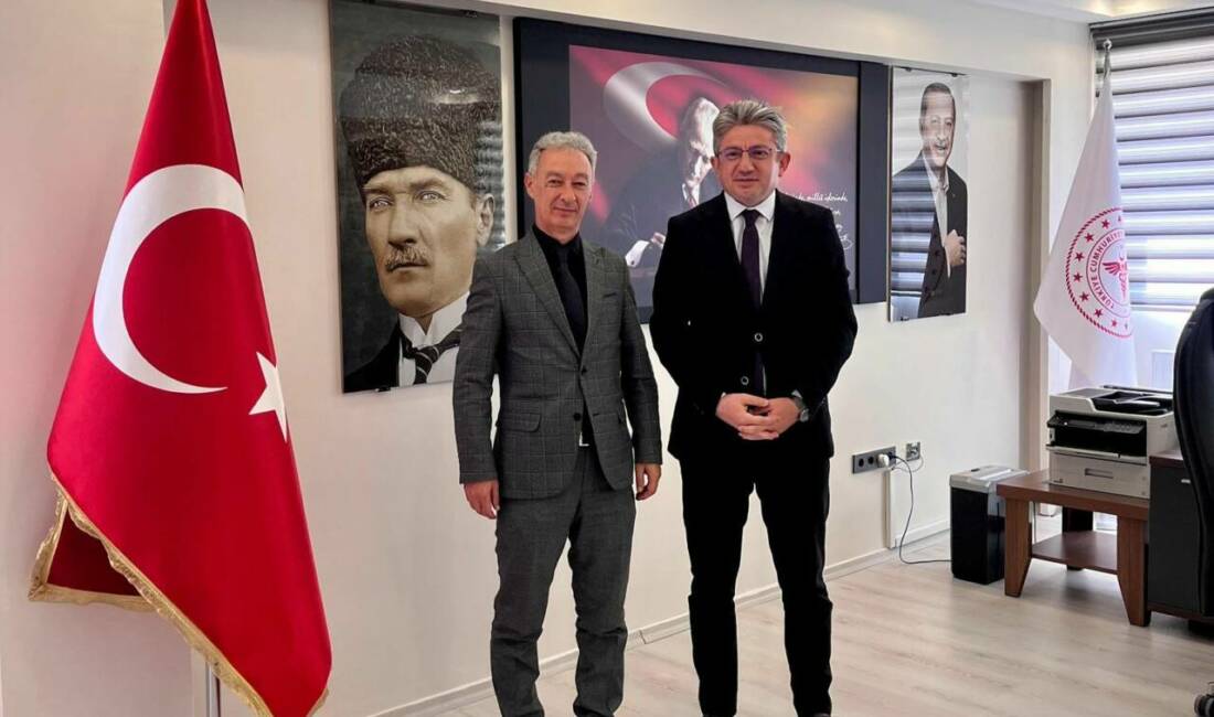 Eskil Belediye Başkanı Mustafa Zavlak, İl Sağlık Müdürü Abdullah Güleç’i