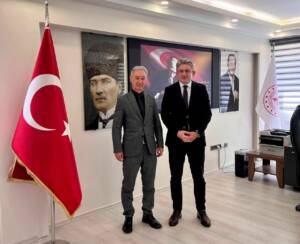 Eskil Belediye Başkanı Mustafa Zavlak, İl Sağlık Müdürü Abdullah Güleç’i